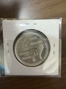長野オリンピック冬季競技大会 純銀の中古価格は5,965円｜記念硬貨の