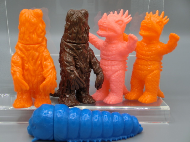 1円～ ブルマァク 東宝怪獣ソフビ モスラの幼虫 ソフビ ミニソフビ