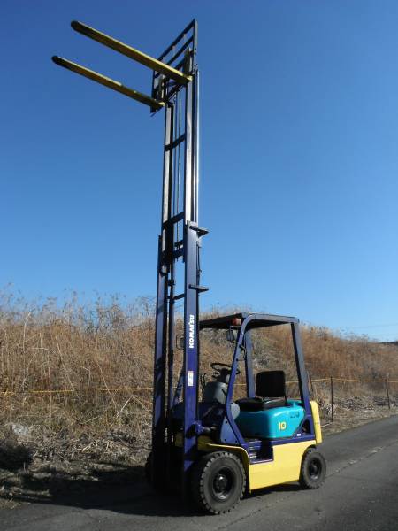 フォークリフト FG10C-16 ハイマスト 5mマスト 1トン トヨタ(建設機械