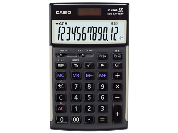 美品 CASIO JS-20WK-BK Limited Edition 電卓 新品】 限定記念モデル CASIO JS-20WK-BK カシオ 本格実務電卓(カシオ