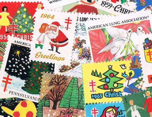 ●可愛い外国の輸入クリスマスシール/30枚/ヴィンテージ含●_1