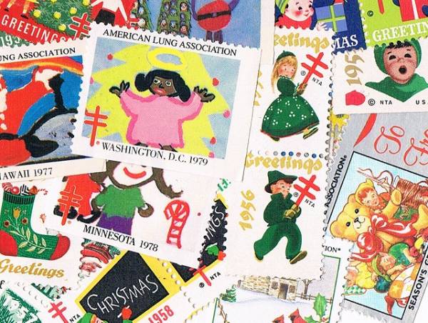 ●可愛い外国の輸入クリスマスシール/30枚/ヴィンテージ含●_3