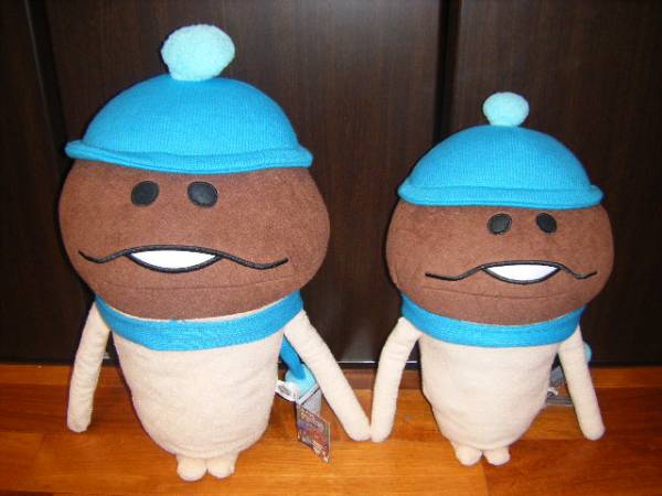 非売品超特大なめこ　雪のBIG×ＢＩＧぬいぐるみ 雪んこなめこ_1