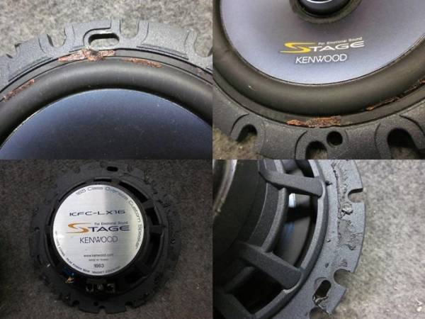 KENWOOD 16cmカスタムフィットスピーカー KFC-LX16 左右セット_3