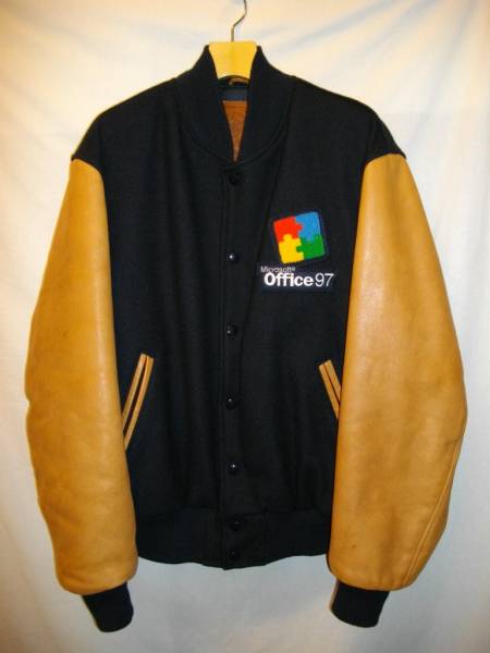 ☆ 激レア！！！ GOLDEN BEAR × Microsoft スタジャン 非売品(Lサイズ 
