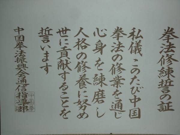 中国拳法大講座』 形意拳・八卦掌・太極拳 日武会通信講座(格闘技一般