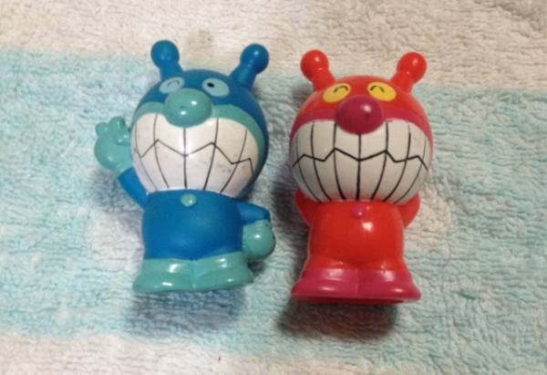 アンパンマン指人形・アカキンマン&アオキンマン2個セット