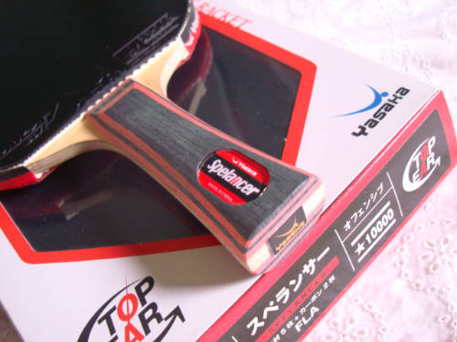 ラバー付☆ヤサカ スペランサー FLA☆ラクザ7soft☆卓球ラケット 