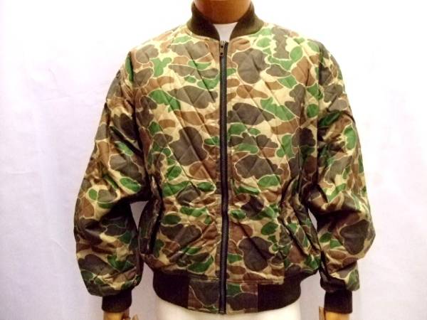 【CUE'SS/キューズ】CAMOキルティングジャケット BRN 新品デッド