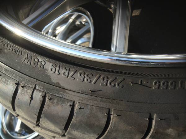 WORK ワーク 19インチ 9J 戦 イクサ 225/35-19 中古 (ラジアルタイヤ