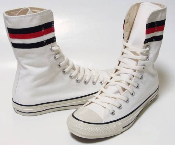 オールスター ラインソックス ニーハイ KNEE-HI 白/黒 23.5cm