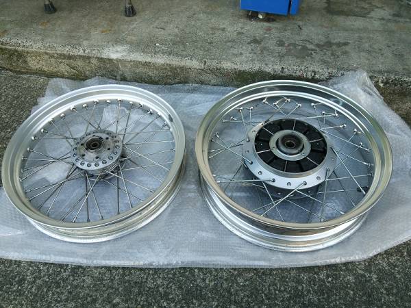 GS750アルミリムスポークホイル GS400GS1000SRZ1Z750RSGT750(セット