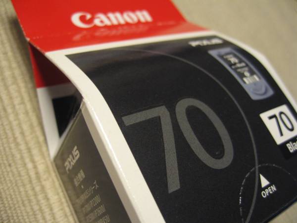 ◆キャノン黒インクBC-70◆未開封品◆期限切れ◆_1