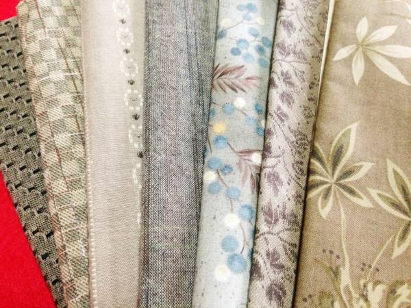 ■未使用ジミジミ生地7枚セット■+使いかけ2枚*地味なセット*_2