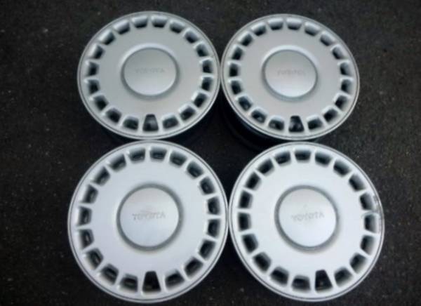 希少 HIACE 2WD 100系ハイエース純正スチールホイール 14インチ 5.5J +35 5H 114.3 67mmホイールキャップ CROWN 120 130クラウン RARE ITEM