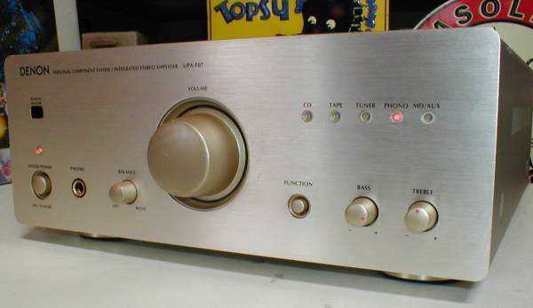 DENON フォノイコライザー内蔵 小形プリメインアンプ UPA-F07 ②(DENON