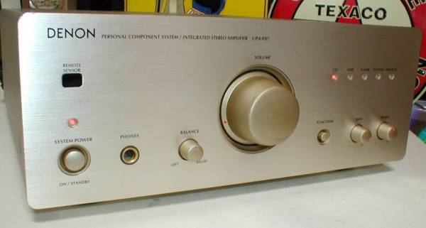 DENON フォノイコライザー内蔵 小形プリメインアンプ UPA-F07 ②(DENON