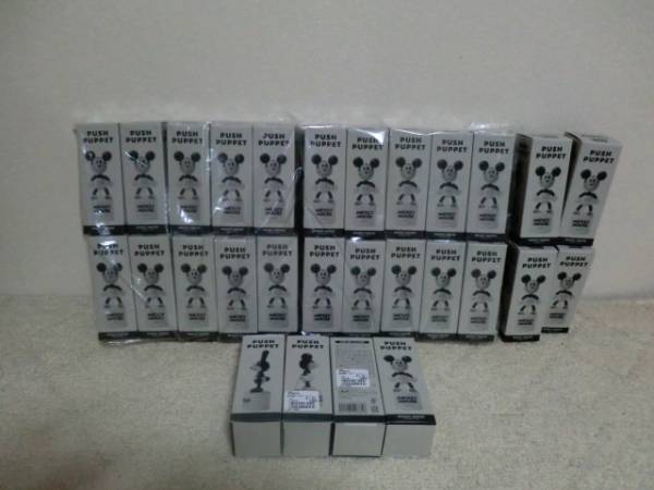 希少☆プッシュパペット☆ミッキーマウス27個+オズワルド1個 