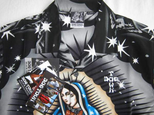 ☆新品 DOGTOWN ドッグタウン 黒龍 半袖シャツXL 聖母マリア像☆(XL