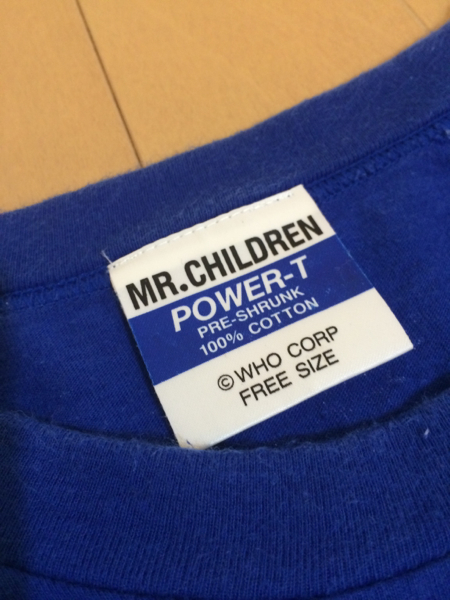Mr.Children アトミックハート ツアーTシャツ ミスチル(Tシャツ)｜売買