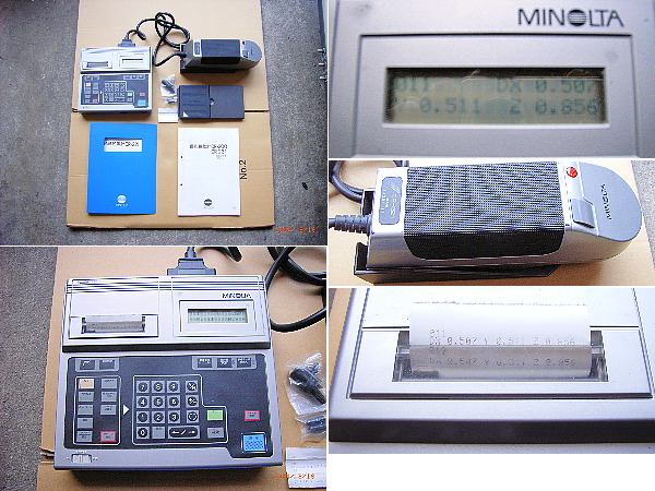 ミノルタ CHROMA METER 色彩色差計 CR-221 欠品有り USED～(測定器 