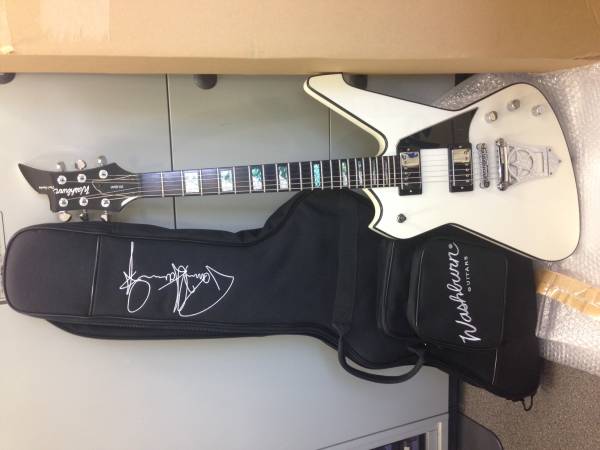 ☆KISS ポールスタンレー Washburn PS1800白 paul stanley 