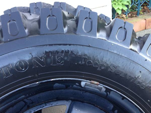 ジムニーSJ30純正ホイール ジープサービス中古6.50-16鉄チン