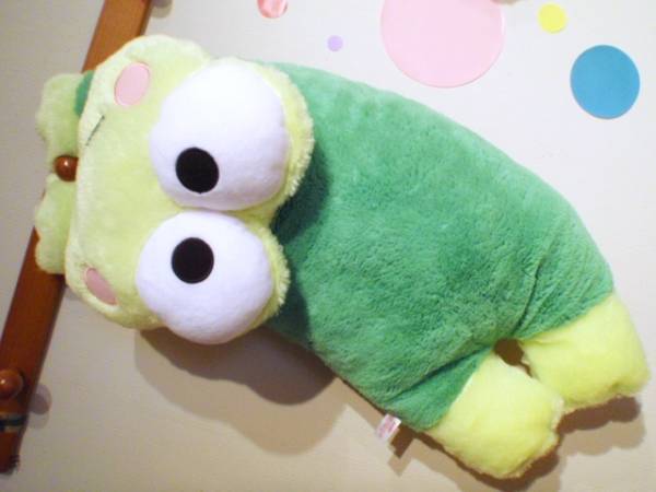 けろけろけろっぴケロケロケロッピ抱き枕クッションカエルかえる(けろ