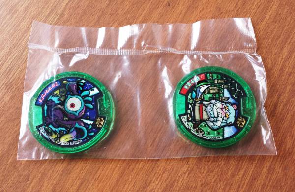 妖怪ウォッチ　零Zメダル　獅子まる　ミツマタノヅキ　未登録_1