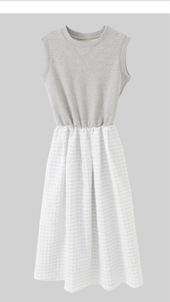 Kbf今季 スウェットmixギンガムチェックワンピース ワンピース 売買されたオークション情報 Yahooの商品情報をアーカイブ公開 オークファン Aucfan Com