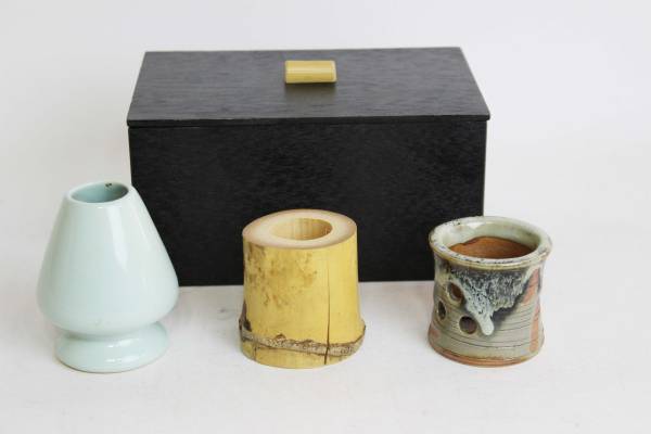 茶道具 ひしゃくおき4個セット 茶道具 ひしゃくおき4個セット 199444☆茶道具 茶筅休め、柄杓置き、蓋
