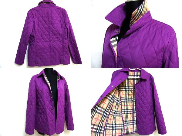 BURBERRYバーバリー●キルティングハーフコート未使用ノバ5928f