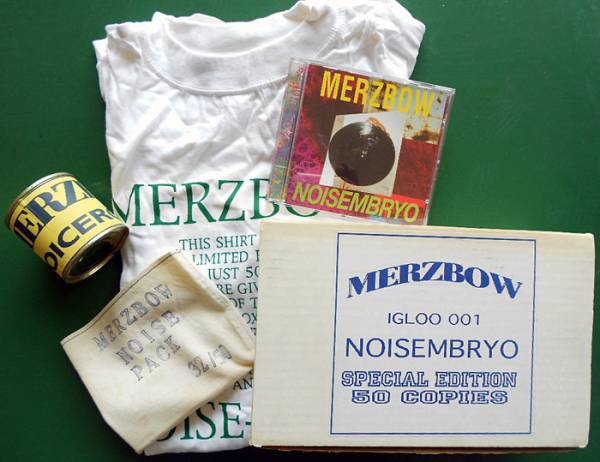 【CD】MERZBOW -Noisembryo【50部限定/缶詰Ｔシャツ付/94年/即決