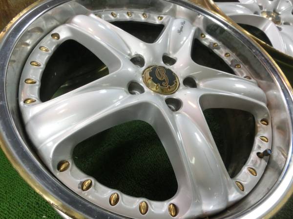 RAYS ペイトンプレイス S-A WING 19×8.5J 5H 114.3 中古 売切り(5穴 