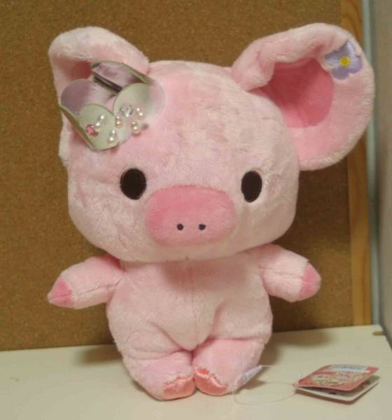 ピギーガール　ぬいぐるみ　キーホルダー　レトロ サンエックス ピギーガール くったりぬいぐるみ ピギー(キャラクター