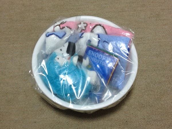 未使用品！スヌーピーお風呂セット/タオルスポンジ他(スヌーピー 