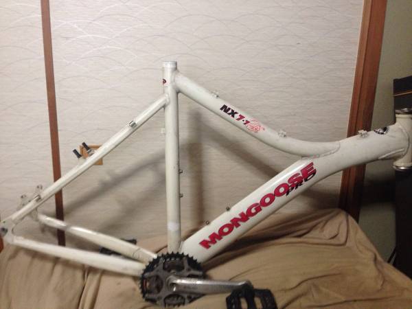 MONGOOSE PRO/マングース NX7.7 フレーム＋フォーク＋クランク
