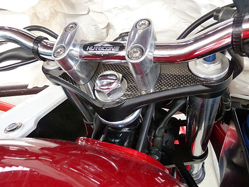 □TNM□CB400SF/SB NC39/NC42 カーボン トップブリッジパネル(ホンダ用 □TNM□CB400SF/SB NC39/NC42 カーボン トップブリッジパネル(ホンダ用