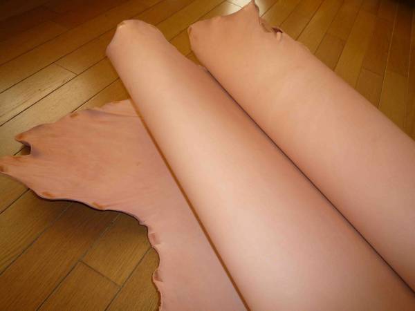 108◆牛ヌメサドルレザー◆オレンジブラウン★_2