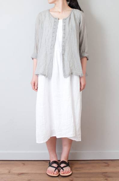 ネストローブnestrobeリネンガーゼフレアブラウス新品(長袖シャツ  