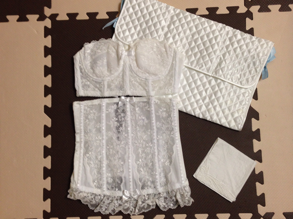 ☆セモア☆ブライダルインナーセットC70 W64☆ハンカチ付き  