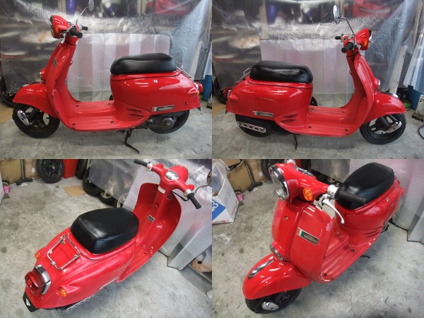 ホンダ ジョルノ イタリアンカラー 赤 お洒落 50cc以下 売買されたオークション情報 Yahooの商品情報をアーカイブ公開 オークファン Aucfan Com