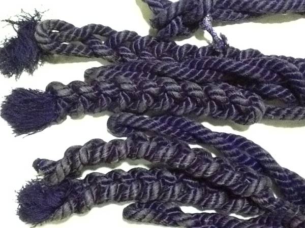 貝の緒 螺の緒 腰縄 小さなホラ貝付き 密教 装束 山伏 修験道(仏具一般