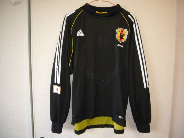 アディダス02年日韓W杯日本代表キーパー長袖ユニフォームL川島 日本代表