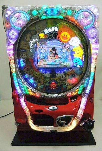 146☆実機パチンコ CRA新お天気スタジオL3AU 循環仕様 木枠付