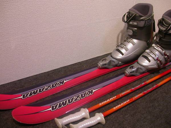 ◎板140-靴24 KAZAMA カービングスキーセット(板、ブーツセット)｜売買