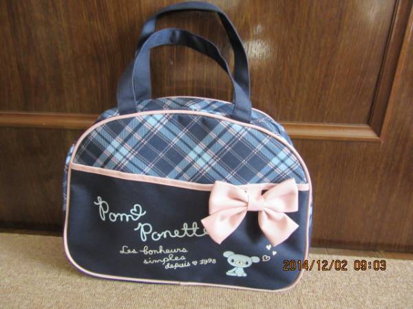 ポンポネット チェック リボンバッグ ポンポネット 売買されたオークション情報 Yahooの商品情報をアーカイブ公開 オークファン Aucfan Com