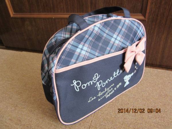 ポンポネット チェック リボンバッグ ポンポネット 売買されたオークション情報 Yahooの商品情報をアーカイブ公開 オークファン Aucfan Com