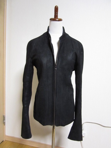 JULIUS 2009AW　レザージャケット　ラムレザー　サイズ1 美品 09AW JULIUS ユリウス ラム レザー ライダース や/ゆ/よ ユリウス