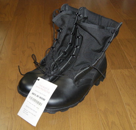 米軍 90年代 ジャングルブーツ 8.5W 黒 未使用 ALTAMA 箱入り(26.5cm 